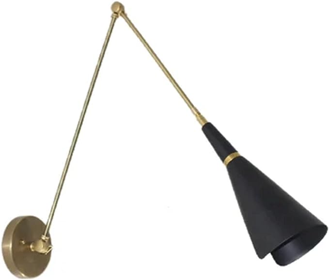 Antique Cut Shade Wall Sconce Blackened Brass