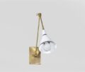 Wall Light Brass Black and White Handcrafted Wall Lamps for Bed Room Balcony Garden Hallway Entrance Décor by World of DÉCOR (RAW Brass, E26 110-120 Volts)