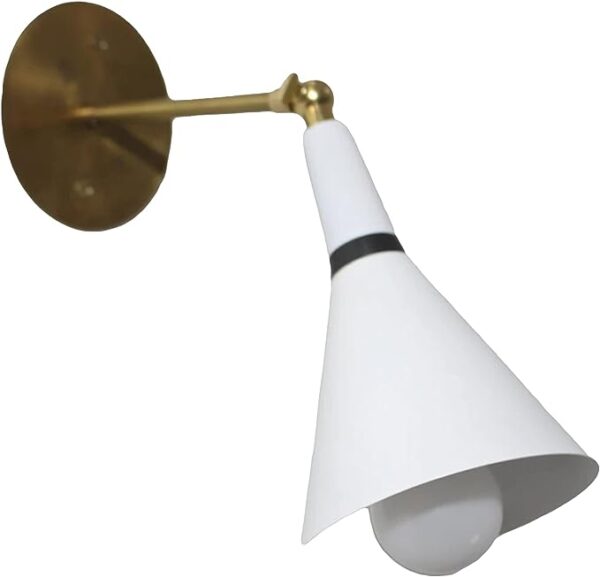 Italian Cut Design Beautiful Lamp Sputnik Fixtures Wall Scones for Hallway Entrance Bed Room & Balcony Décor by World of DÉCOR (Brushed Brass, E26 110-120 Volts)