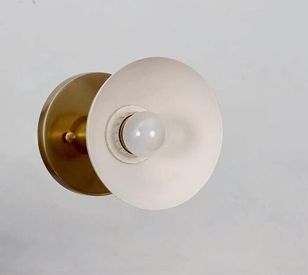 Modern Wall Light Lamp Bolivar 1 Light, Contemporary Brass Bathroom Vanity Wall Sconce Light Hallway (Polished Brass)