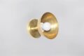 Brass Shade Handmade Contemporary Brass Wall Scone Decorative Wall lamp Lights for Home Office Garden by The Lighting Wizard (Polished Brass, E27 240 Volts)